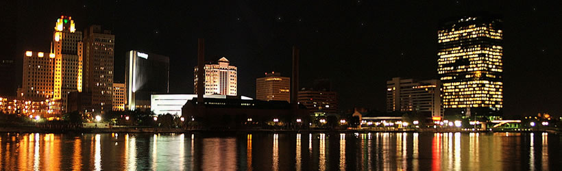 Toledo Night Skyline